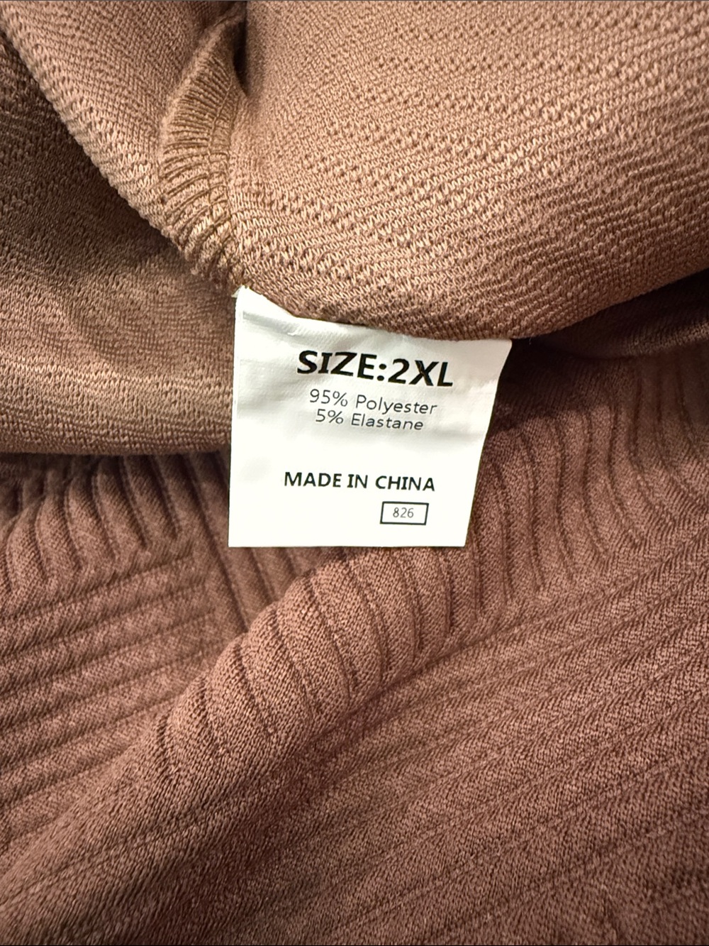 Two-Piece Ribbed Set in Deep Brown - Sets - Picture 7 of 8